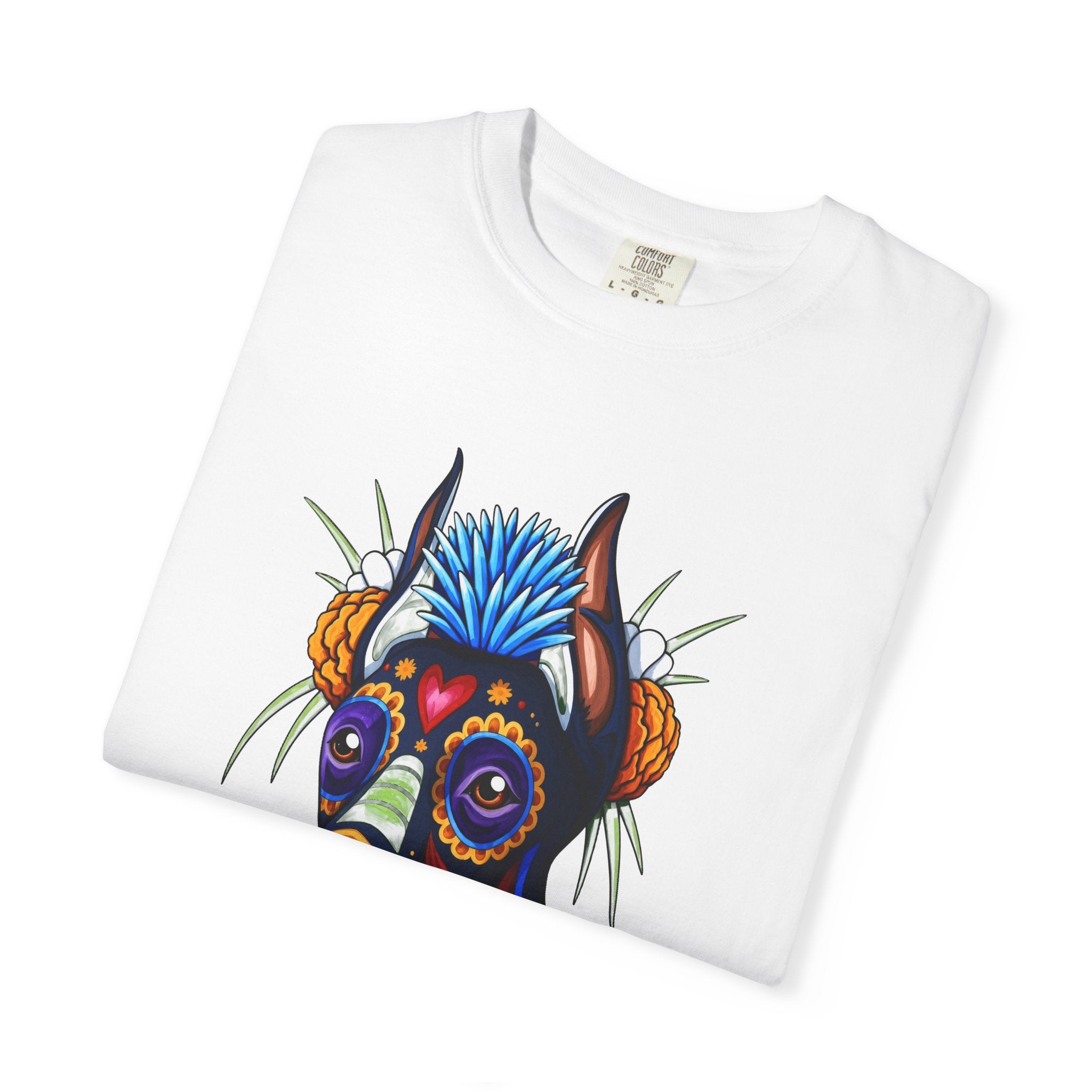 Doberman Día de los Muertos Graphic T-Shirt