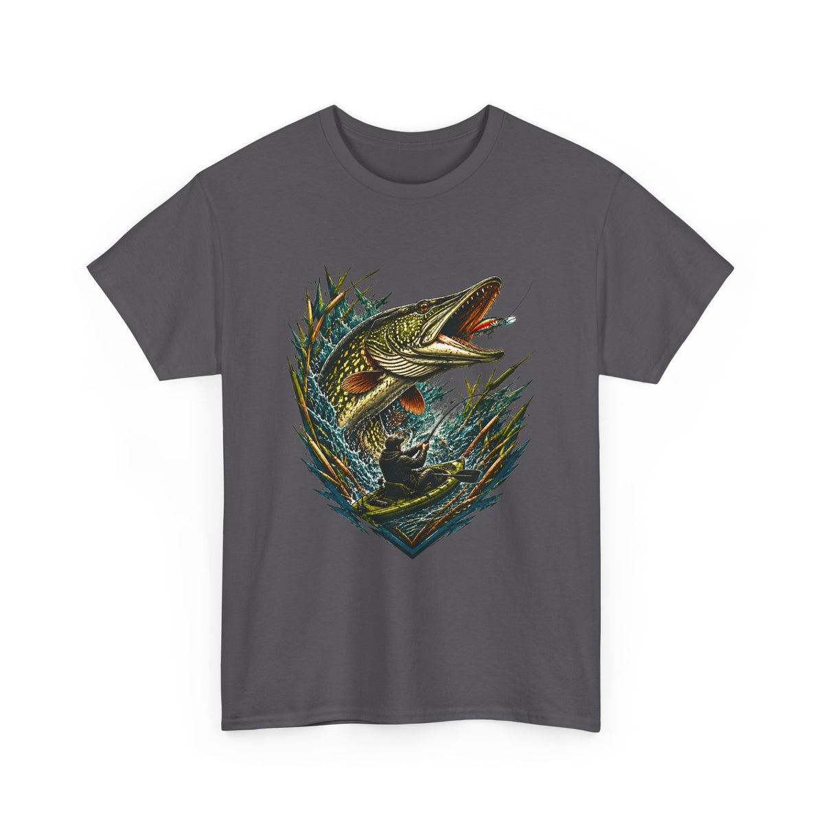 Fishing Bass T-Shirt — Largemouth Fish Graphic Tee