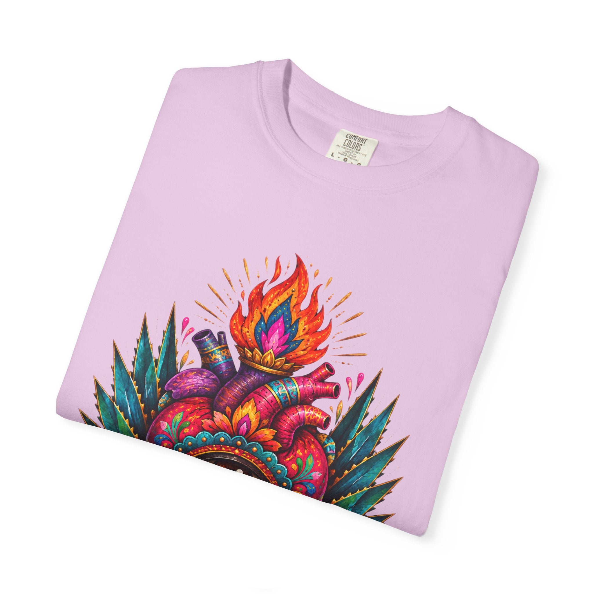 Heart of My Land T‑Shirt — Corazón de Mi Tierra Sacred Heart Graphic Tee