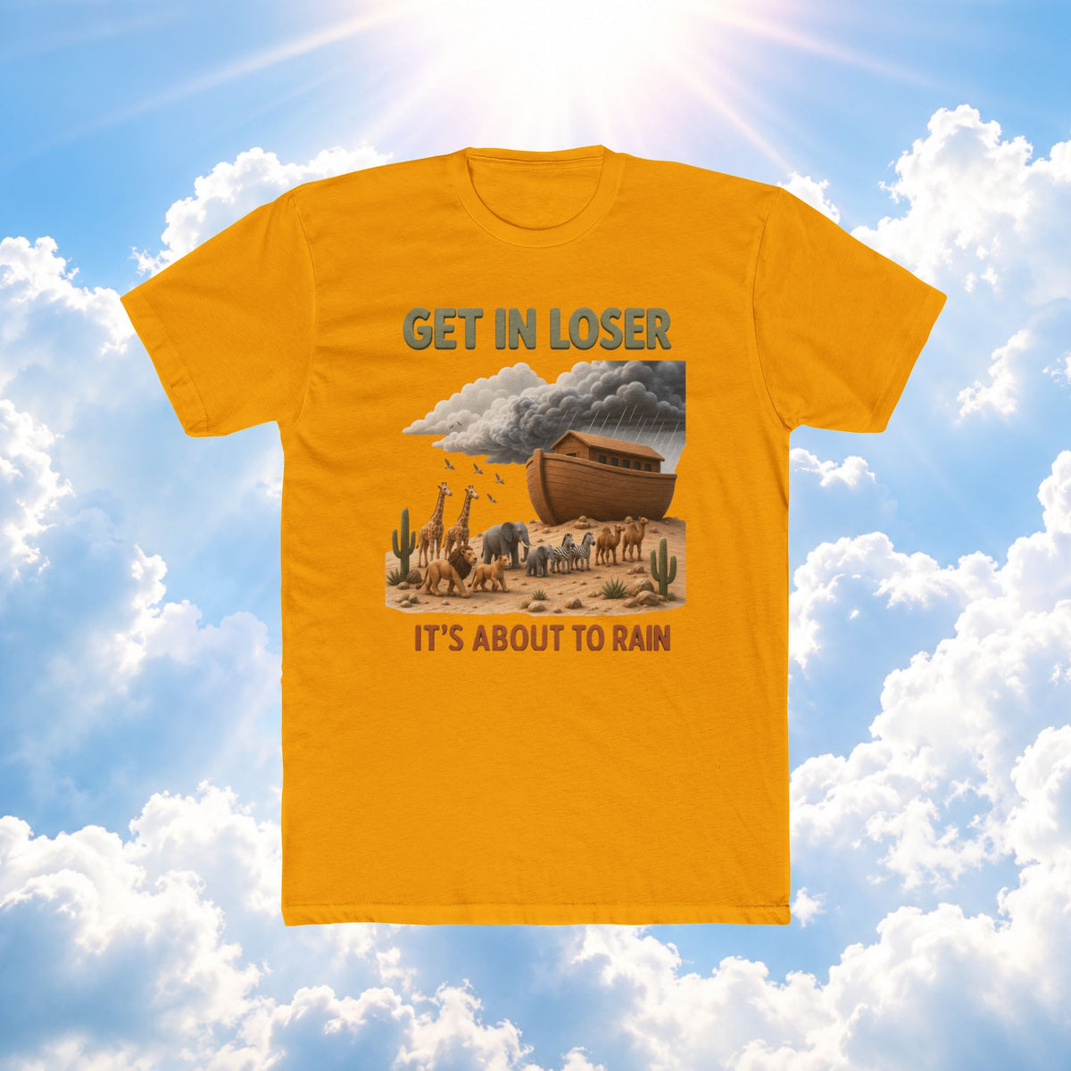 Noah's Ark 'Get in Loser' T-Shirt — Vintage Desert Ark Graphic Tee