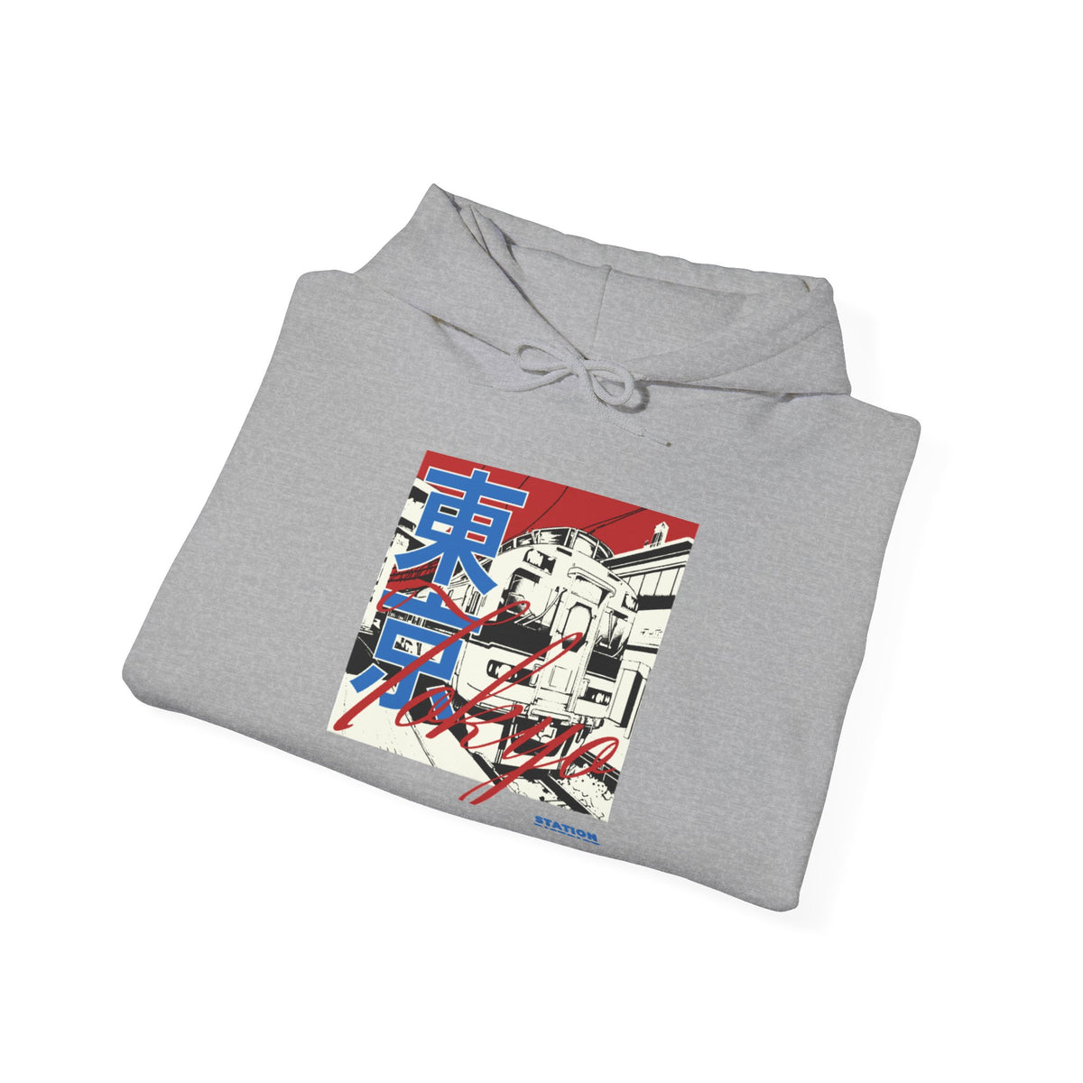 Japanese Cityscape Hoodie — Retro Vaporwave Tokyo Graphic Sweatshirt