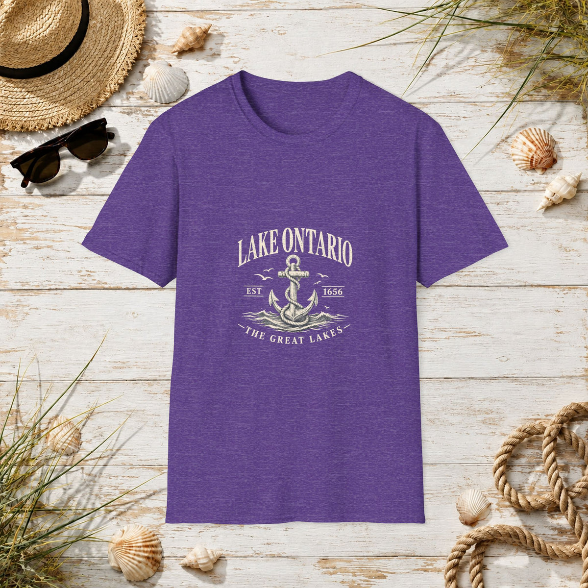 Anchor Graphic T‑Shirt — “I Am Onward” Nautical Vintage Tee