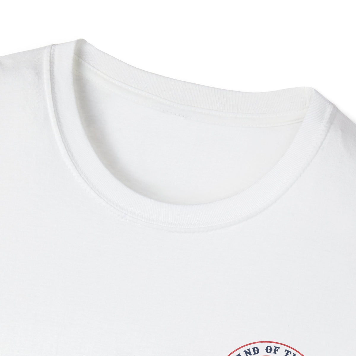 America Vintage Badge T-Shirt — "Land of the Free, Because of the Brave"