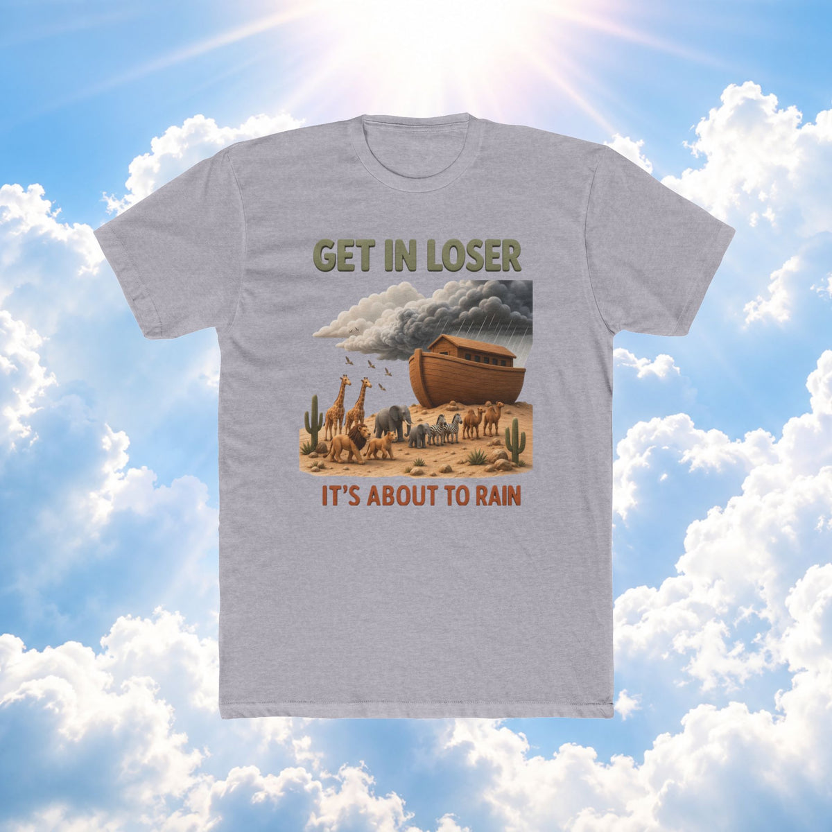 Noah's Ark 'Get in Loser' T-Shirt — Vintage Desert Ark Graphic Tee