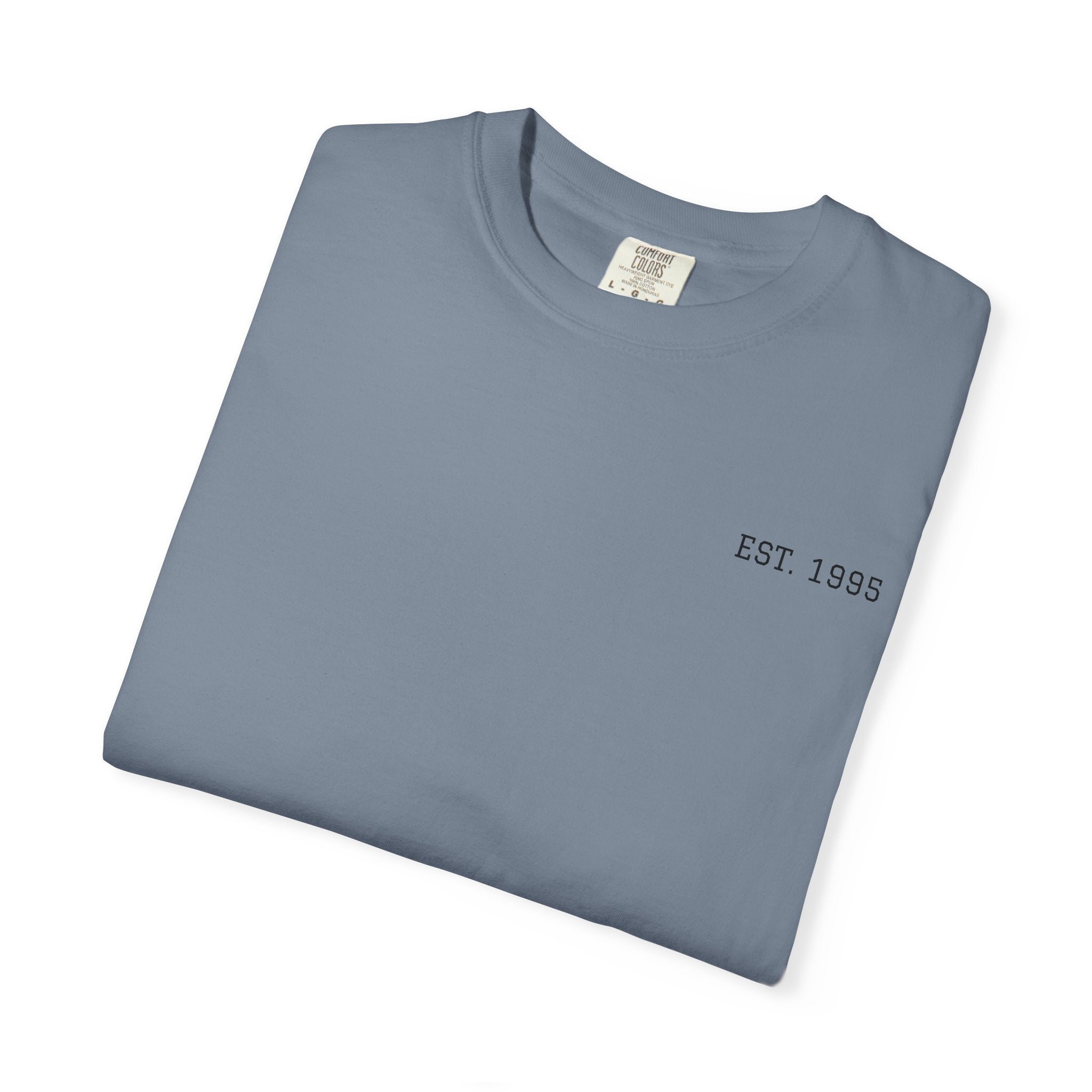 Coastal Harmony Surf T-Shirt – Vintage Wave & Sunset Graphic (Est. 1995)