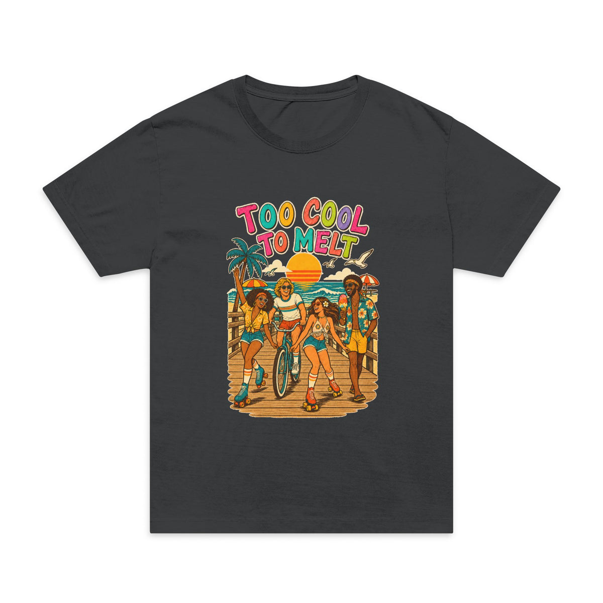 Too Cool to Melt -Unisex Oversized Garment-Dyed T-Shirt