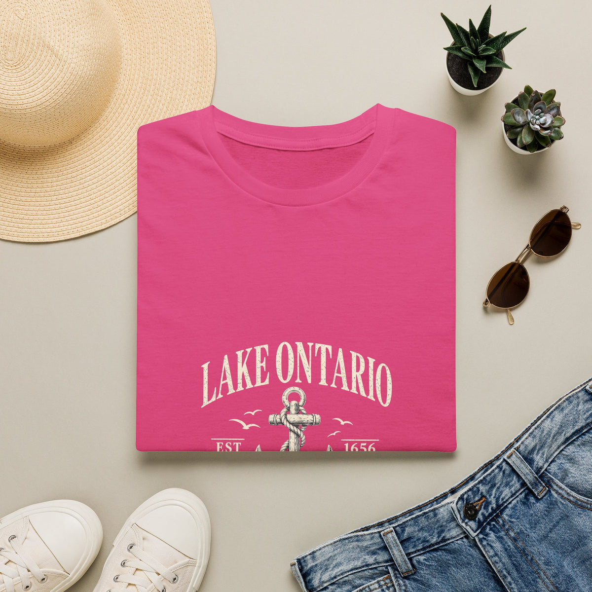 Anchor Graphic T‑Shirt — “I Am Onward” Nautical Vintage Tee