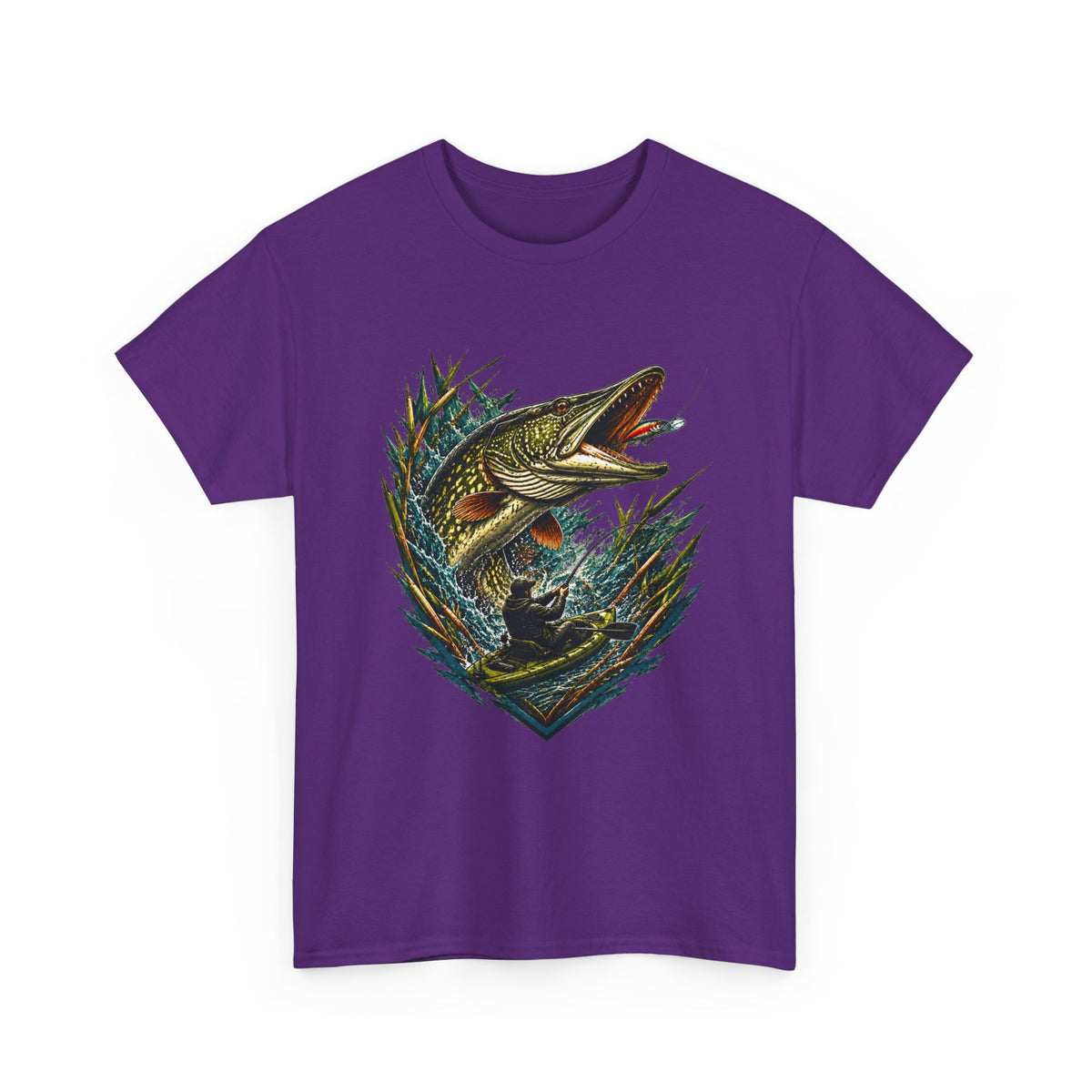 Fishing Bass T-Shirt — Largemouth Fish Graphic Tee