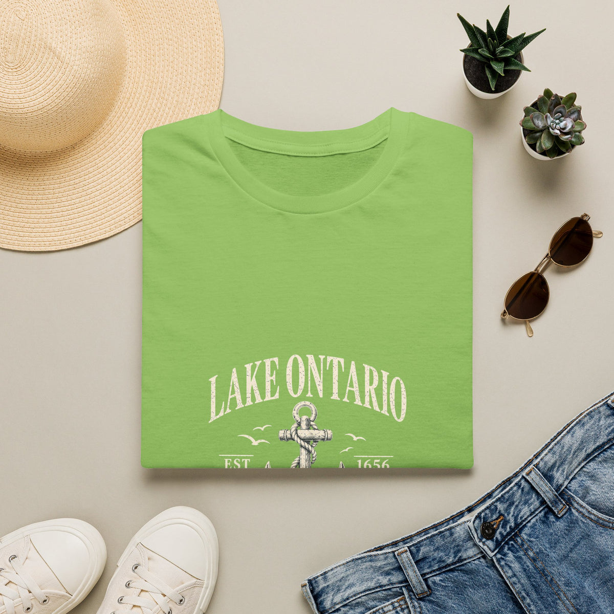 Anchor Graphic T‑Shirt — “I Am Onward” Nautical Vintage Tee