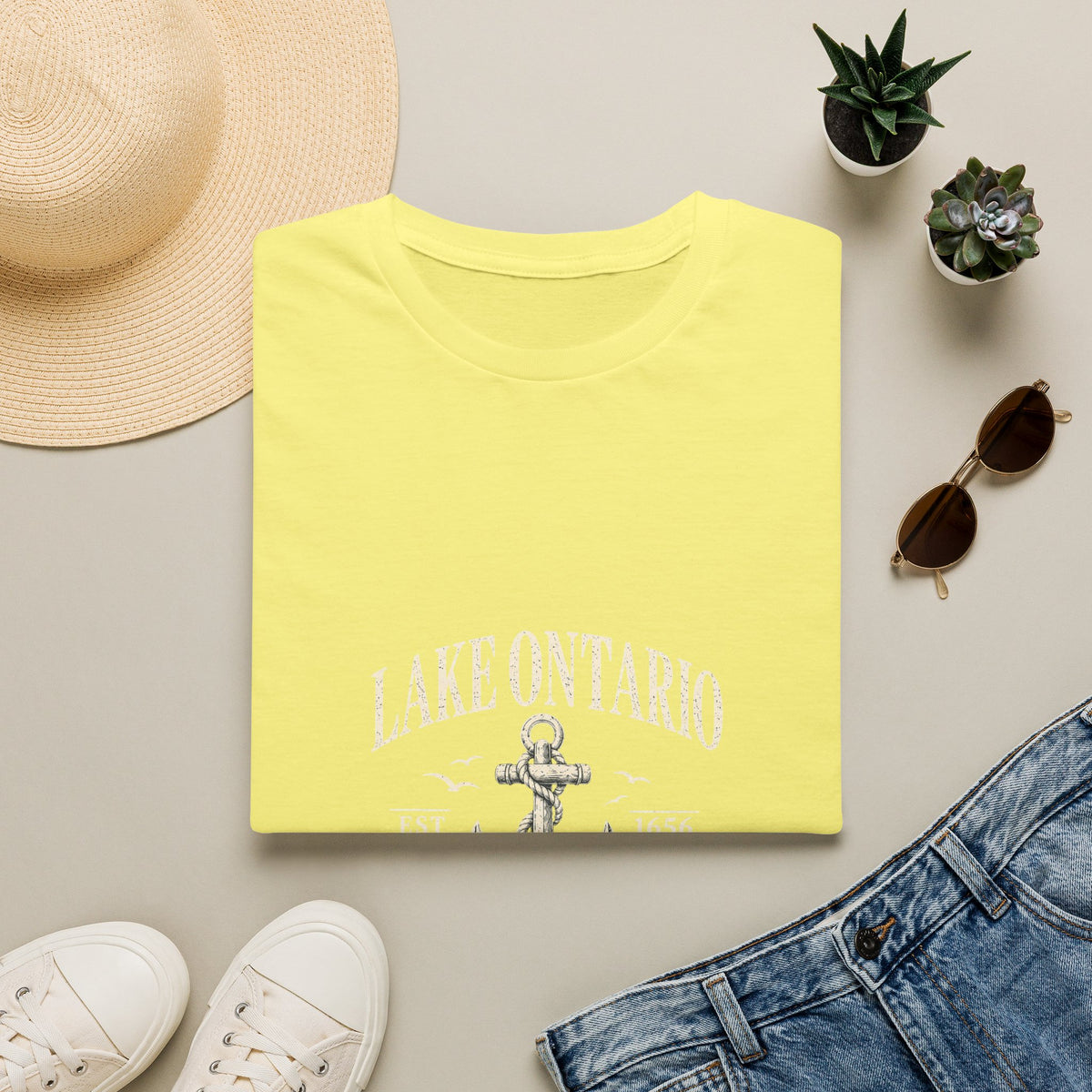 Anchor Graphic T‑Shirt — “I Am Onward” Nautical Vintage Tee
