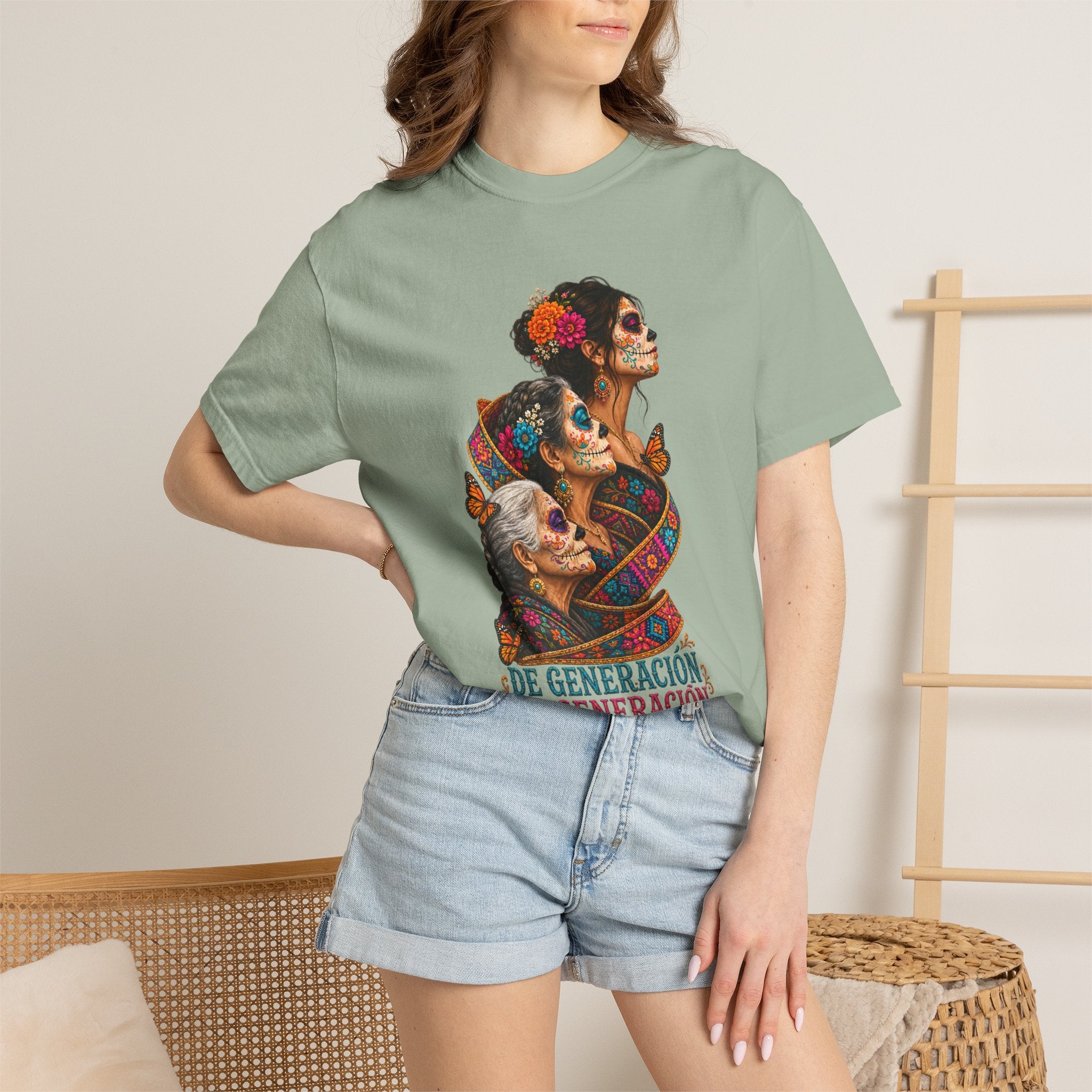 Day of the Dead "De Generación en Generación" T-Shirt