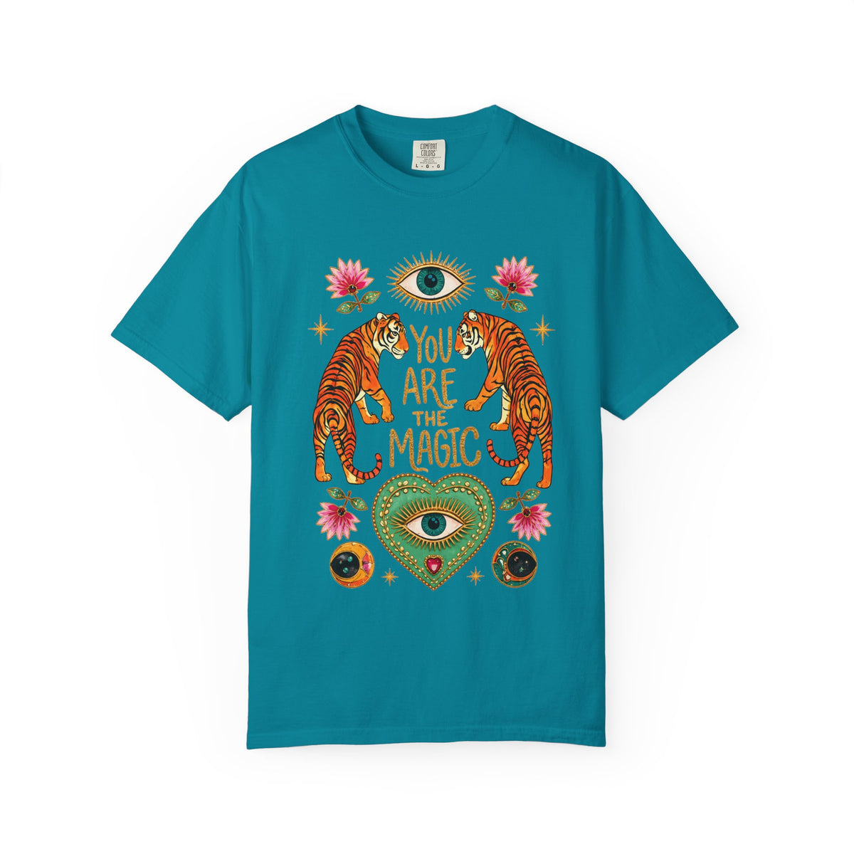 You Are the Magic T-Shirt — Mystical Tiger Heart Graphic Tee
