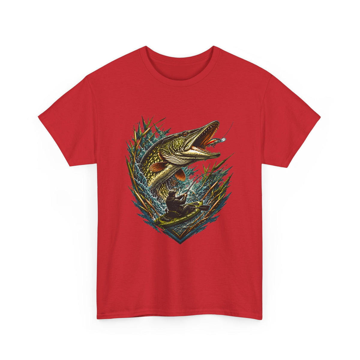 Fishing Bass T-Shirt — Largemouth Fish Graphic Tee
