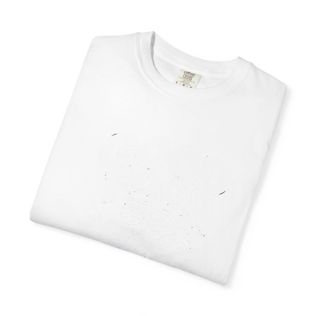 T-Shirt — Minimal White Garment-Dyed Tee