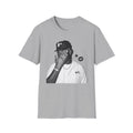 Graphic T-Shirt “F*” Cap Portrait — Moody Black Streetwear Tee