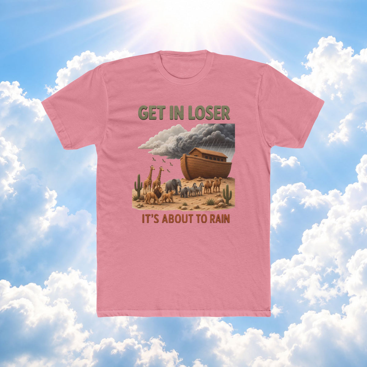 Noah's Ark 'Get in Loser' T-Shirt — Vintage Desert Ark Graphic Tee