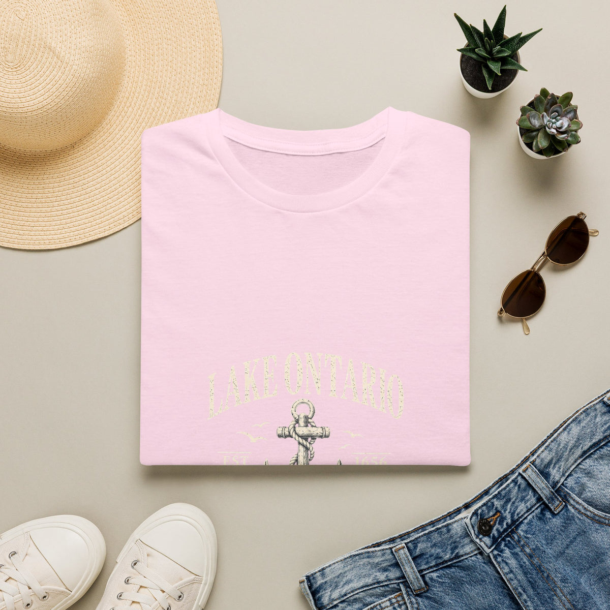 Anchor Graphic T‑Shirt — “I Am Onward” Nautical Vintage Tee