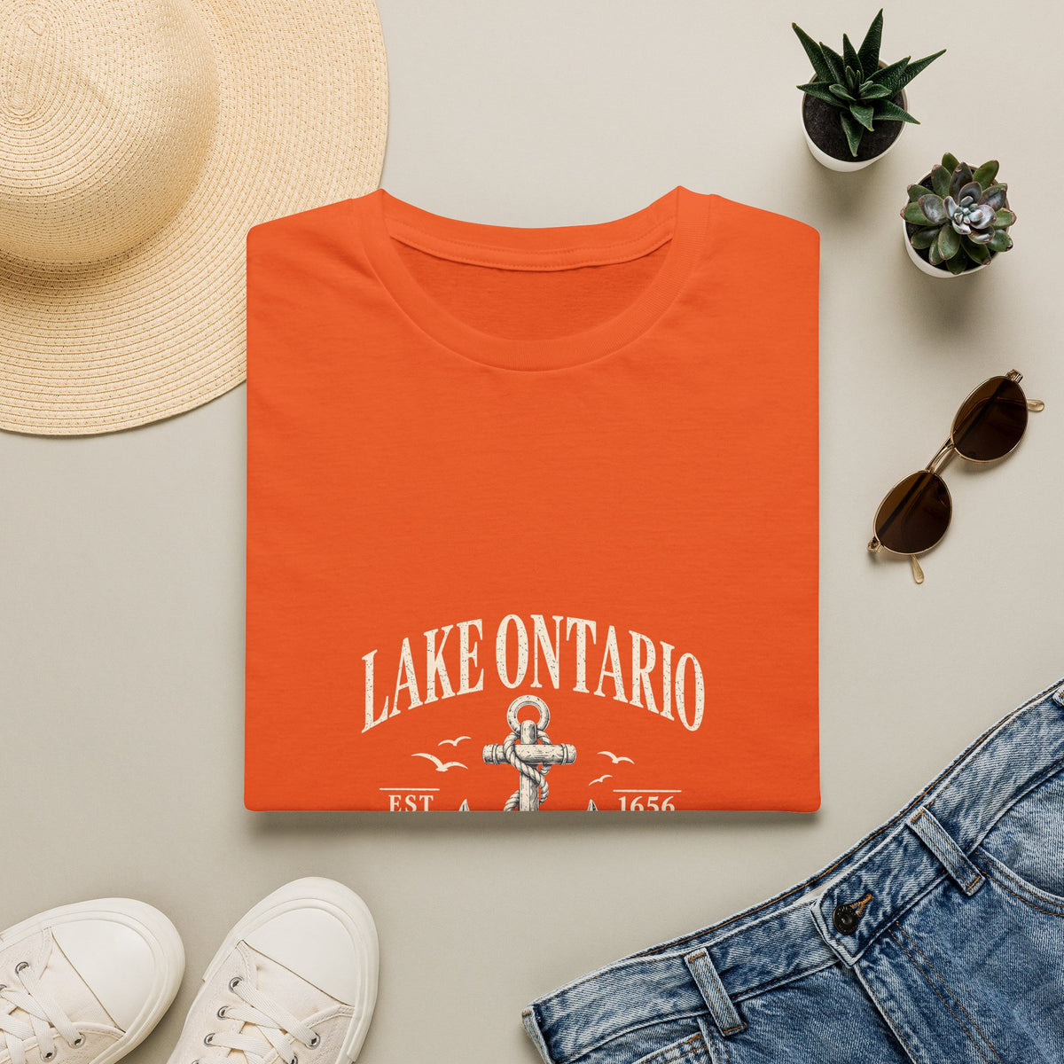 Anchor Graphic T‑Shirt — “I Am Onward” Nautical Vintage Tee