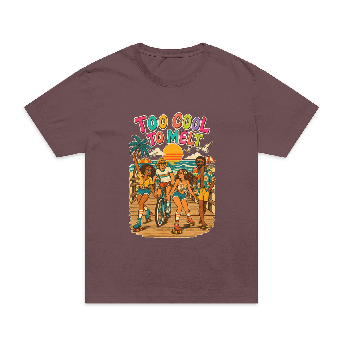 Too Cool to Melt -Unisex Oversized Garment-Dyed T-Shirt