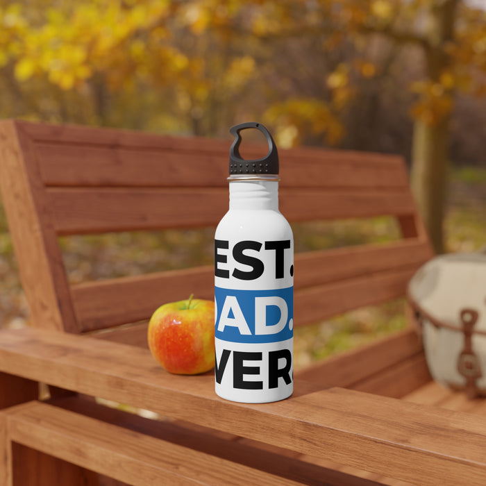 Best Dad Ever Stainless Steel Water Bottle - Fathers Day Gift