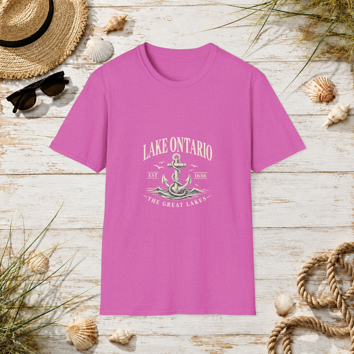 Anchor Graphic T‑Shirt — “I Am Onward” Nautical Vintage Tee