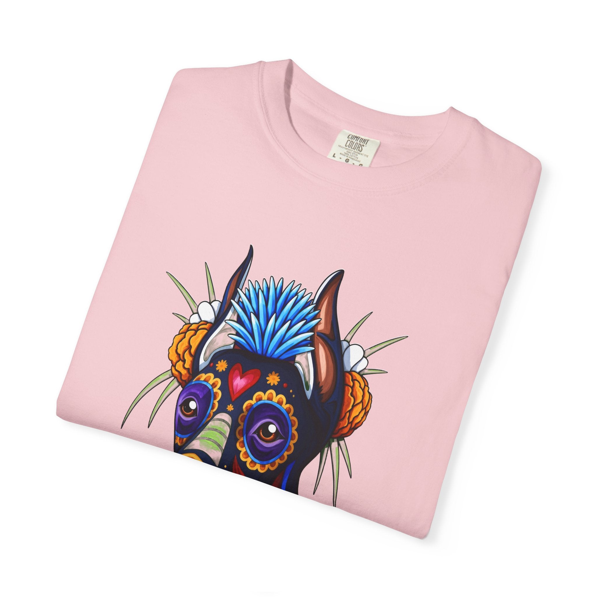 Doberman Día de los Muertos Graphic T-Shirt