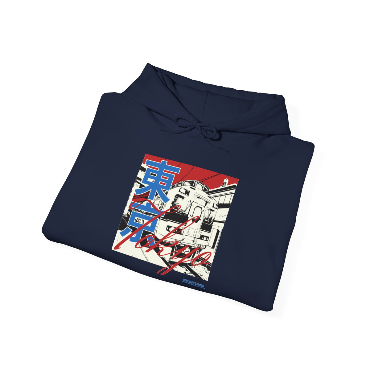 Japanese Cityscape Hoodie — Retro Vaporwave Tokyo Graphic Sweatshirt