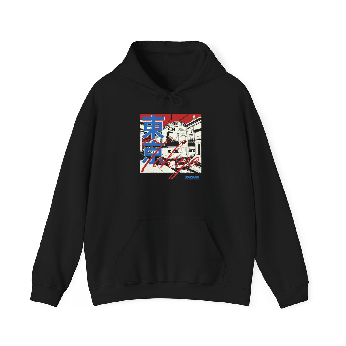 Japanese Cityscape Hoodie — Retro Vaporwave Tokyo Graphic Sweatshirt