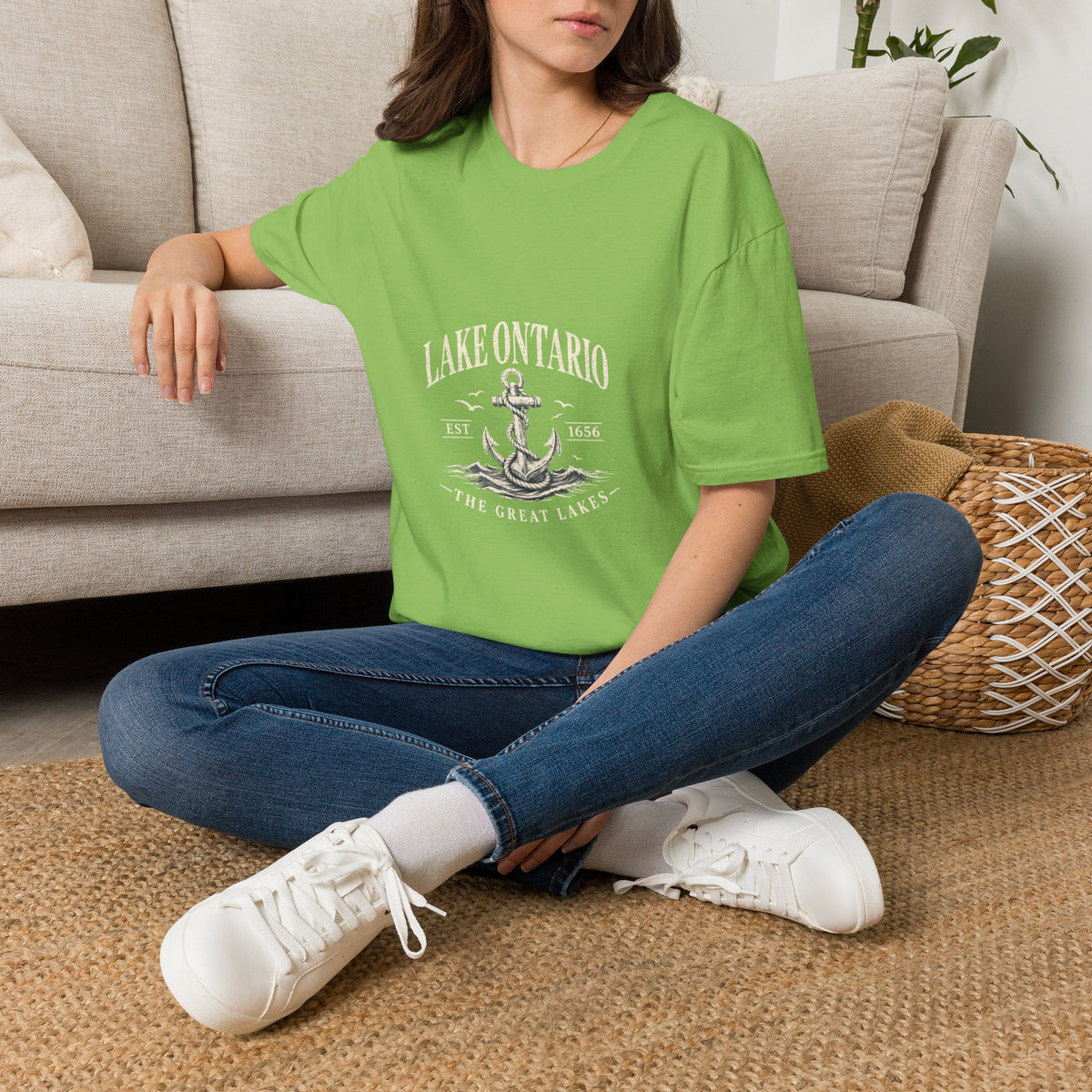 Anchor Graphic T‑Shirt — “I Am Onward” Nautical Vintage Tee