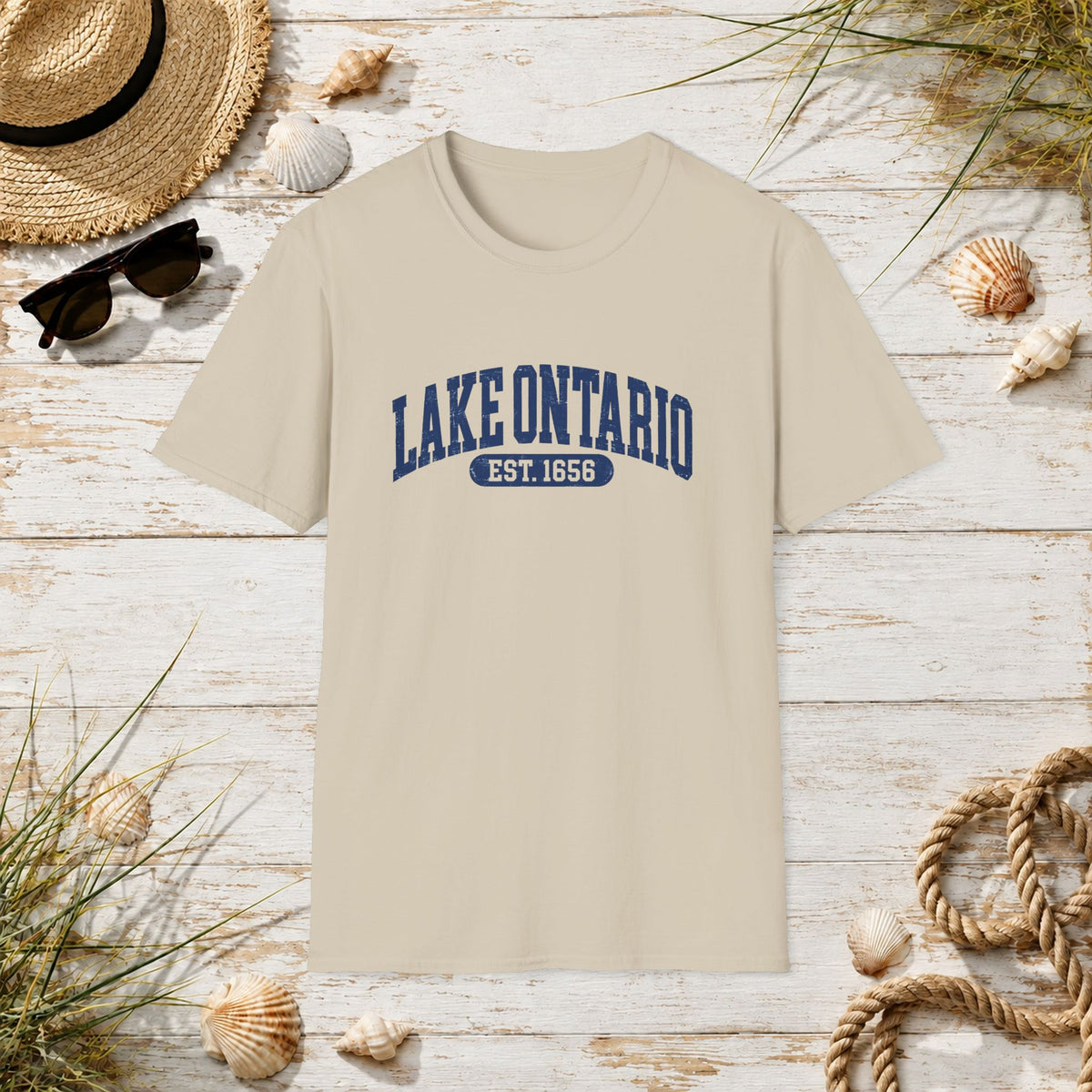 Lake Ontario Vintage Style T-Shirt