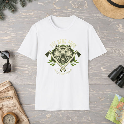Bear Bros Axe T-Shirt — Vintage Grizzly Graphic Tee