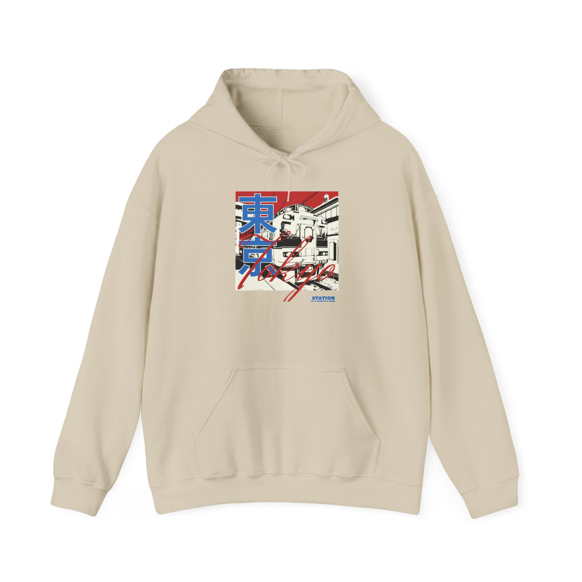 Japanese Cityscape Hoodie — Retro Vaporwave Tokyo Graphic Sweatshirt