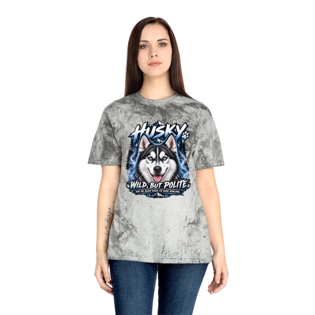 Husky 'Wild But Polite' Graphic T-Shirt