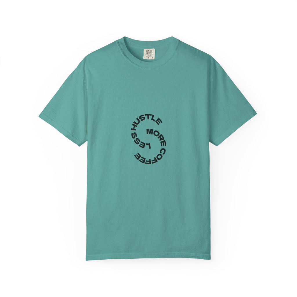 T-Shirt — "Caffeine, Confidence & A Paycheck" Graphic Tee