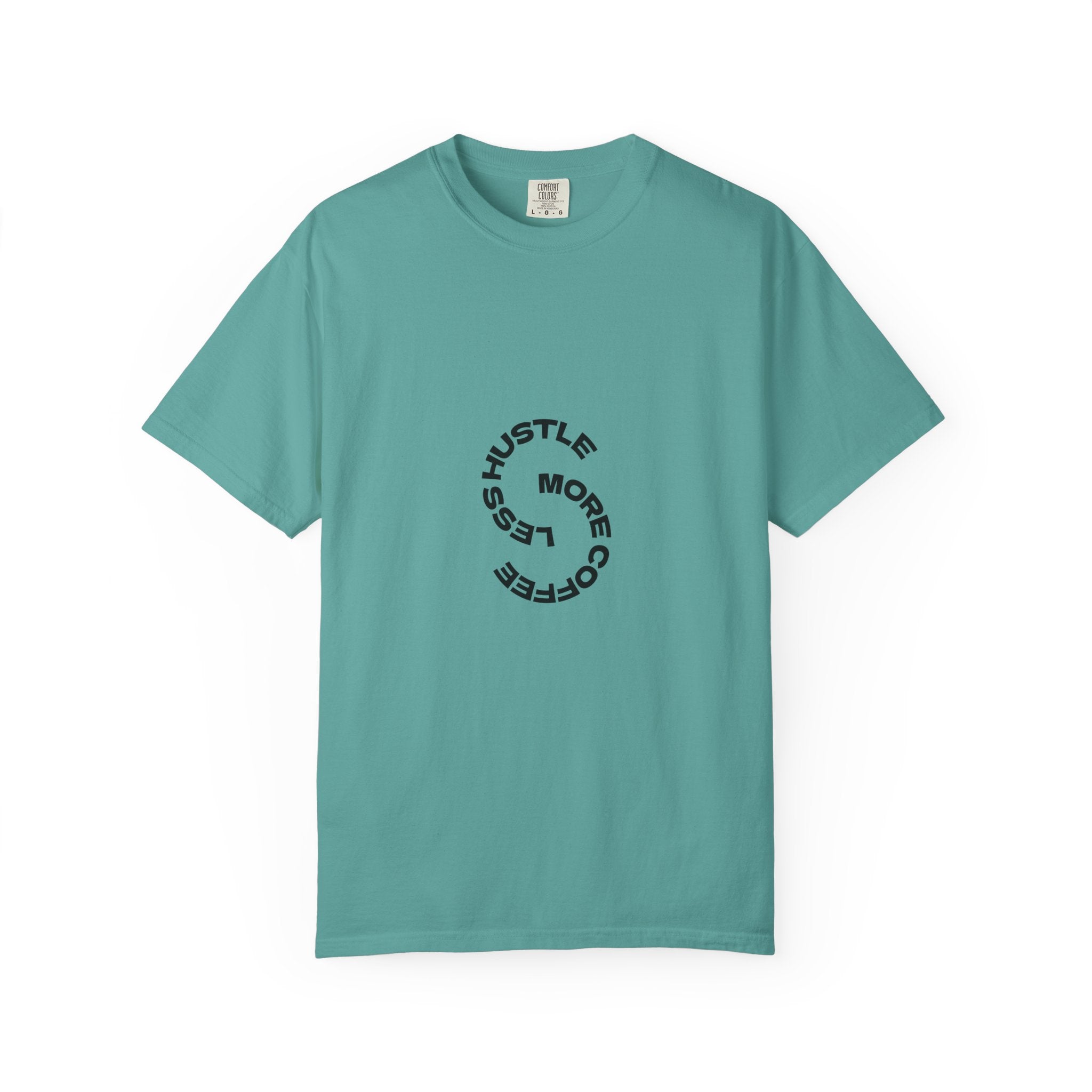 T-Shirt — "Caffeine, Confidence & A Paycheck" Graphic Tee