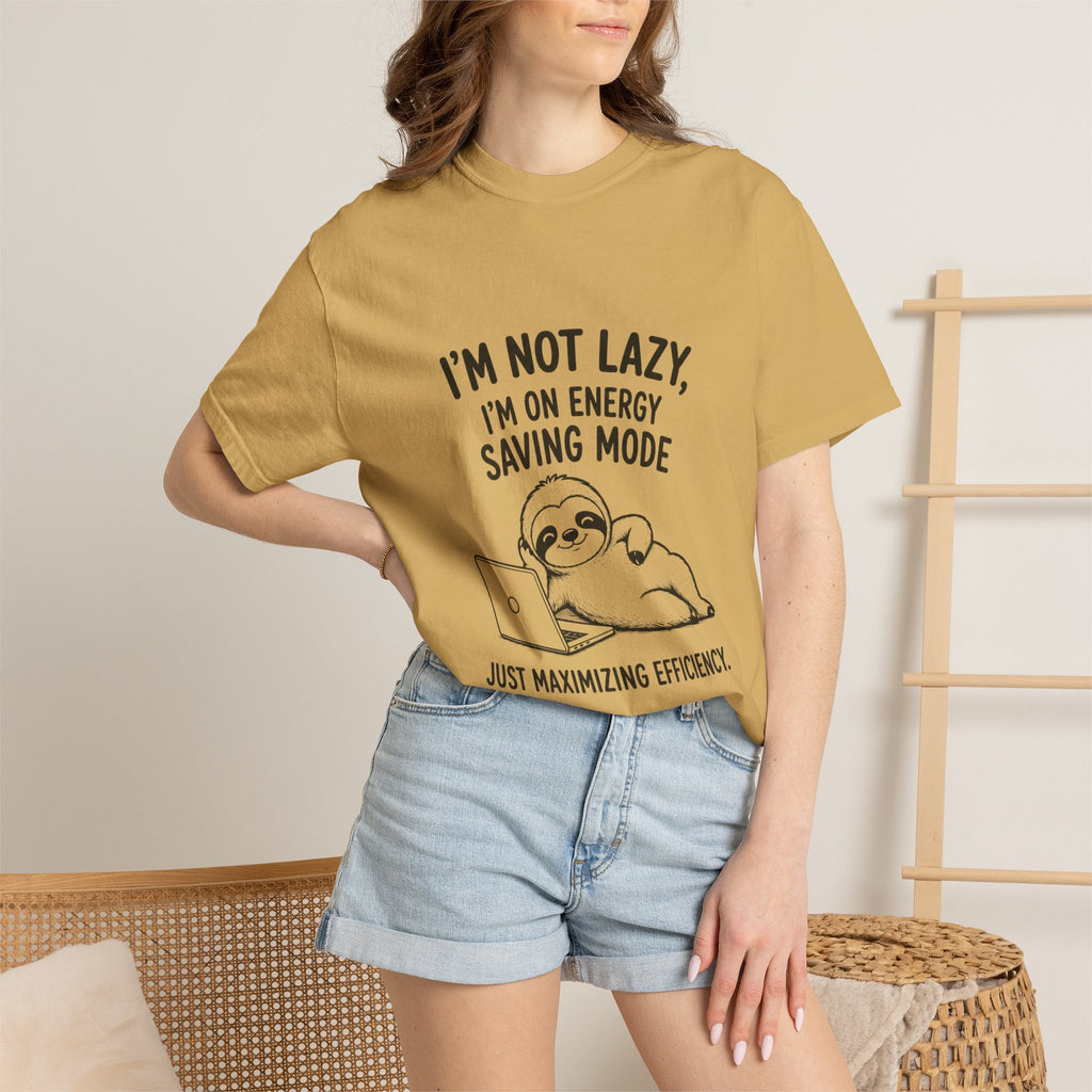 Sloth "I'm Not Lazy, I'm On Energy Saving Mode" T-Shirt