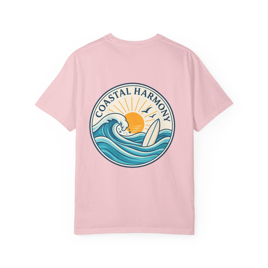Coastal Harmony Surf T-Shirt – Vintage Wave & Sunset Graphic (Est. 1995)
