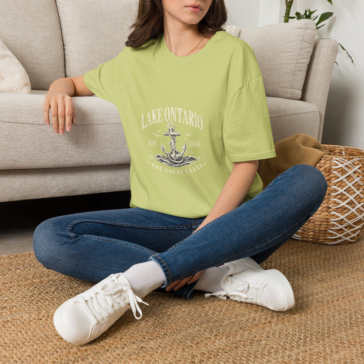 Anchor Graphic T‑Shirt — “I Am Onward” Nautical Vintage Tee