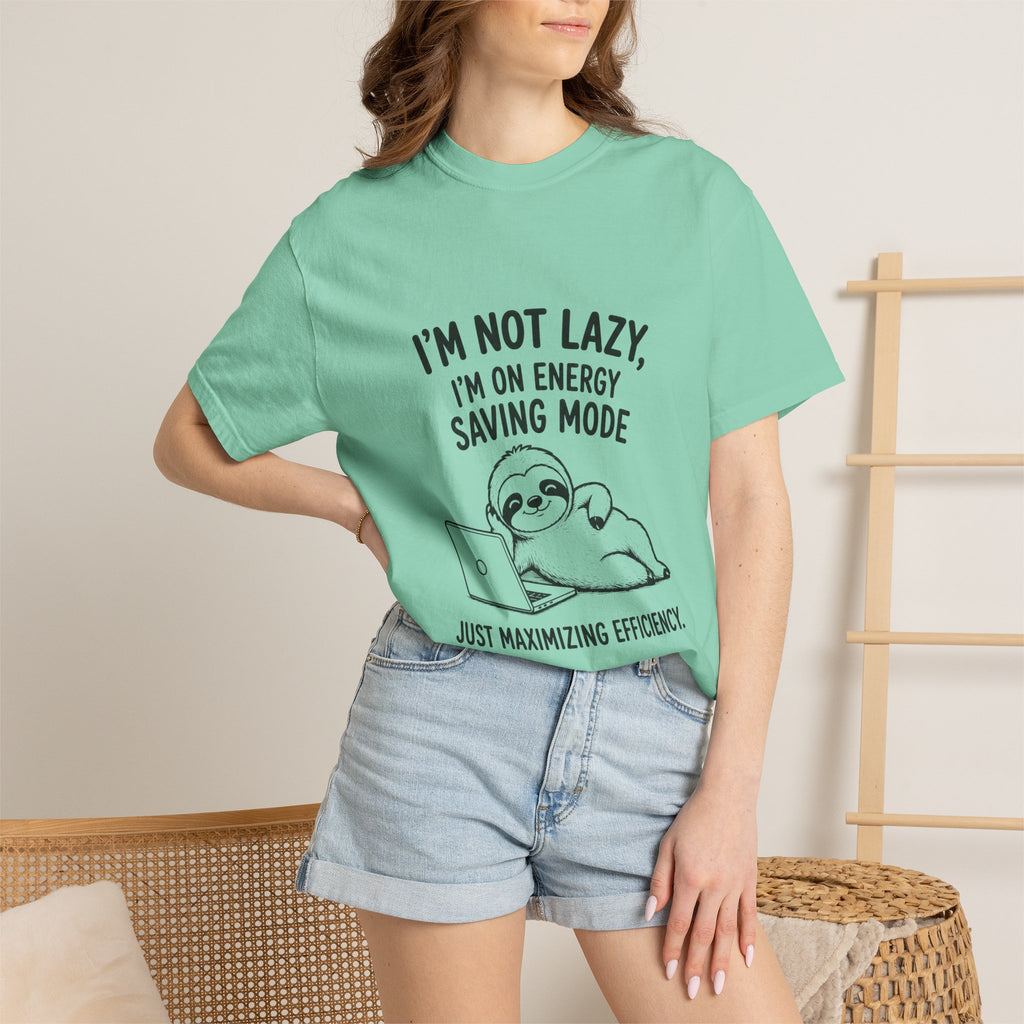 Sloth "I'm Not Lazy, I'm On Energy Saving Mode" T-Shirt