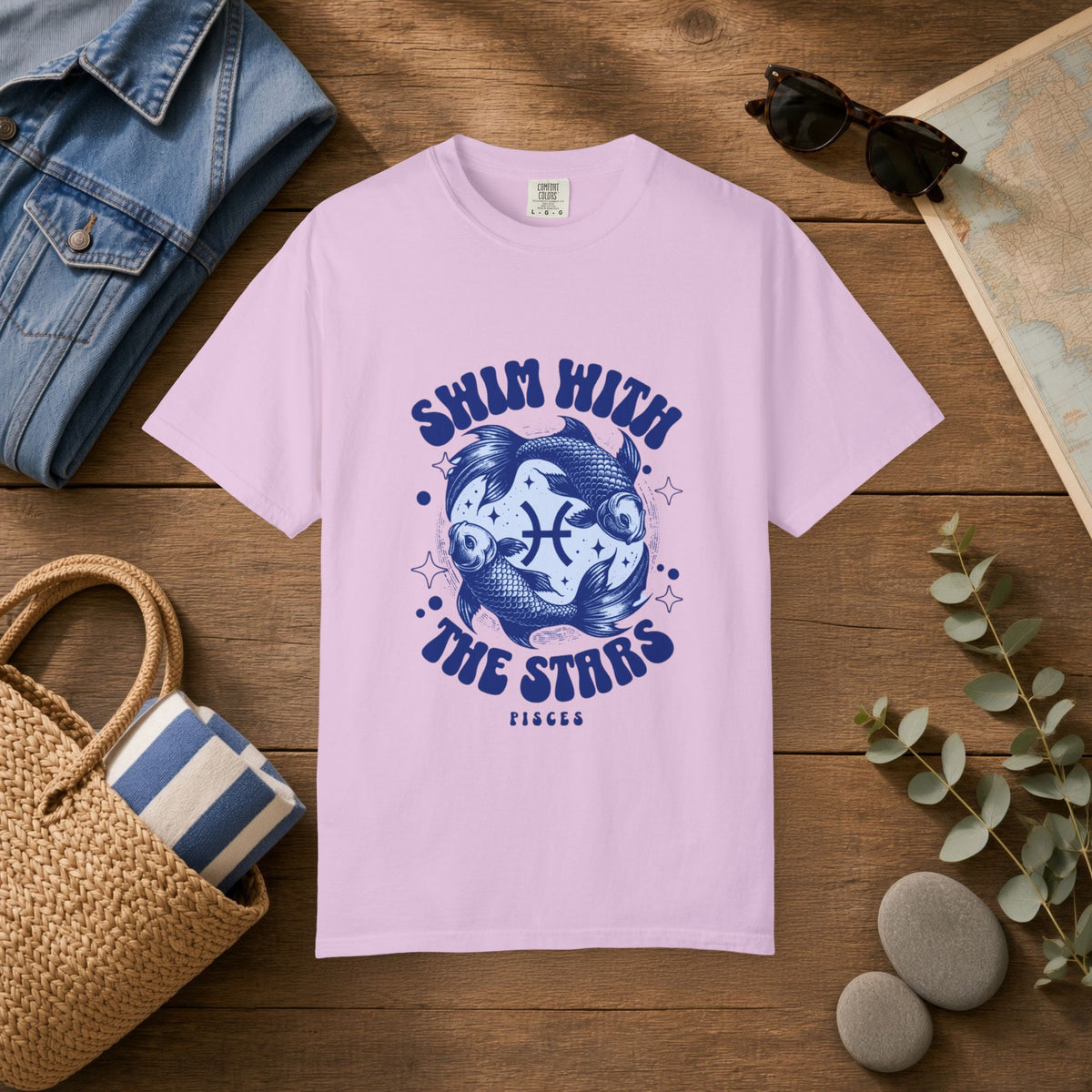 Pisces 'Swim with the Stars' Graphic T-Shirt