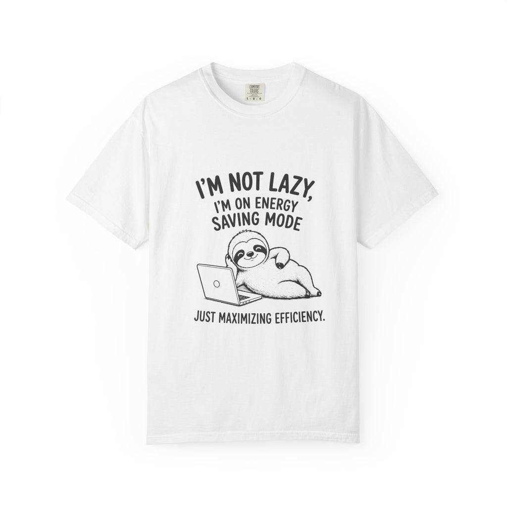 Sloth "I'm Not Lazy, I'm On Energy Saving Mode" T-Shirt