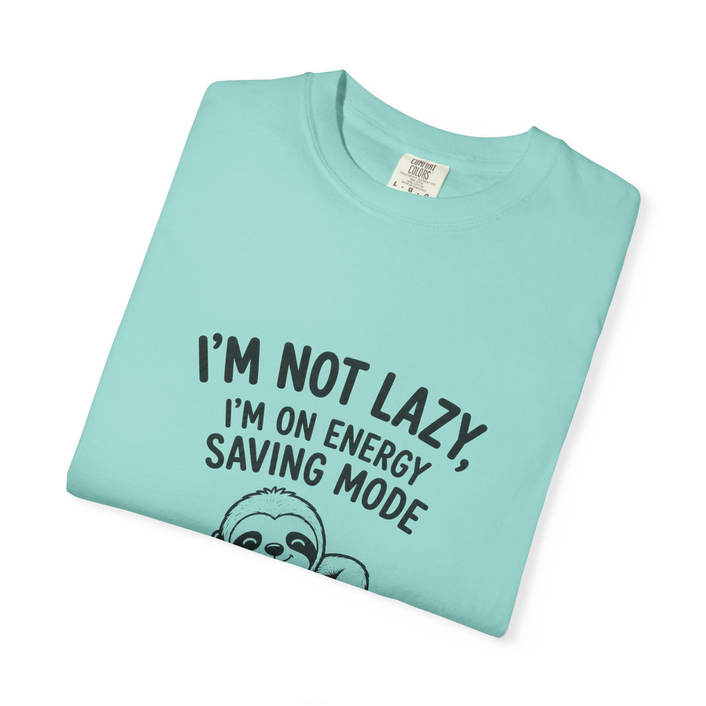 Sloth "I'm Not Lazy, I'm On Energy Saving Mode" T-Shirt