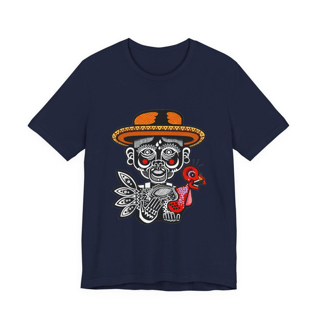 Day of the Dead Turkey Tee — Día de los Muertos Skull & Turkey Graphic Shirt