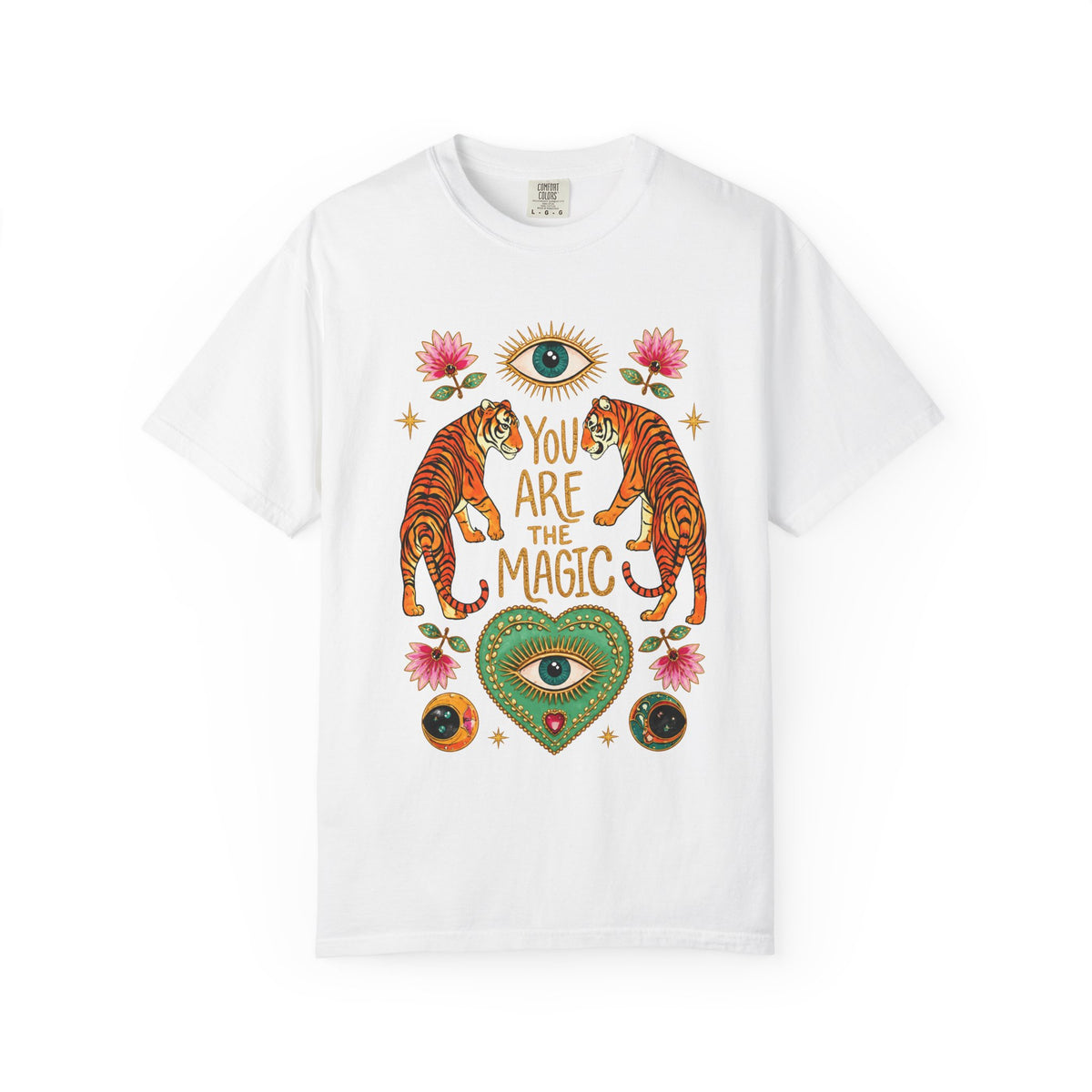 You Are the Magic T-Shirt — Mystical Tiger Heart Graphic Tee