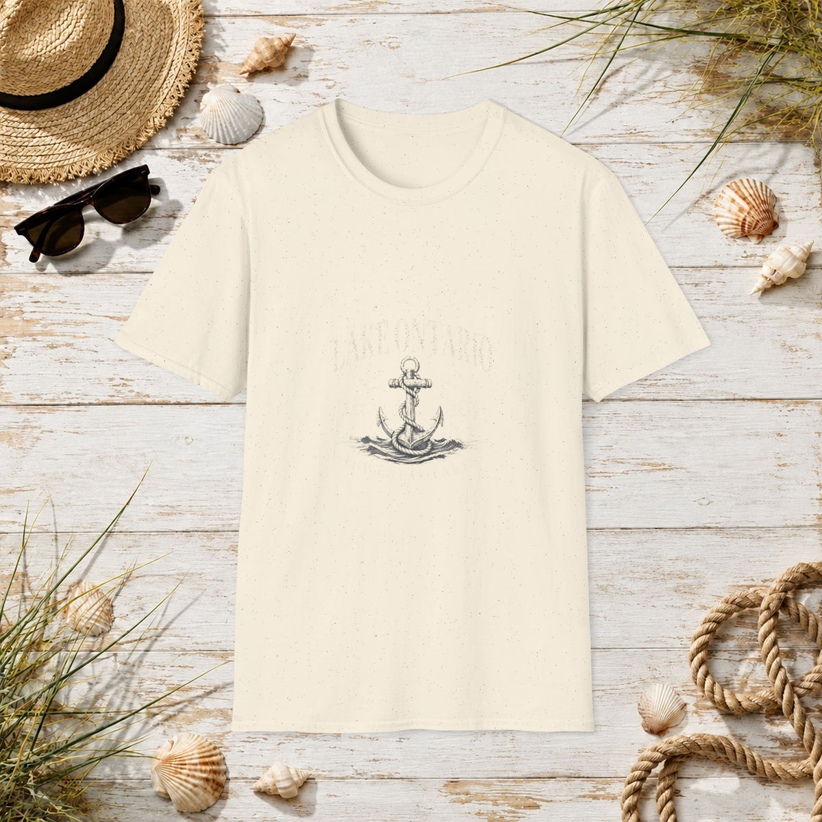Anchor Graphic T‑Shirt — “I Am Onward” Nautical Vintage Tee