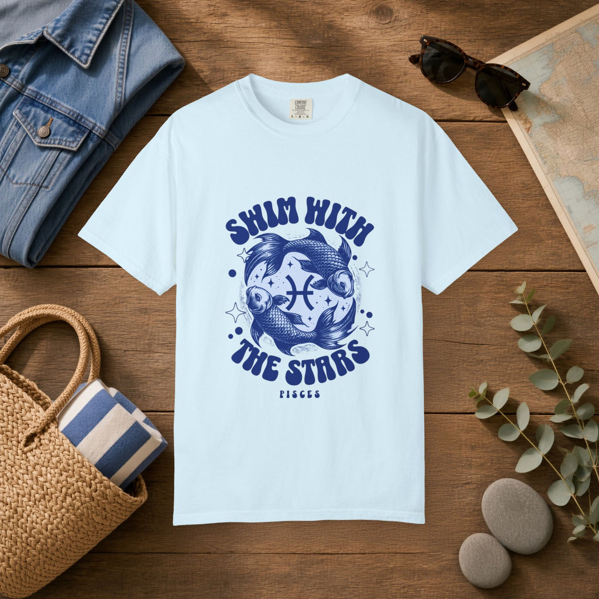 Pisces 'Swim with the Stars' Graphic T-Shirt