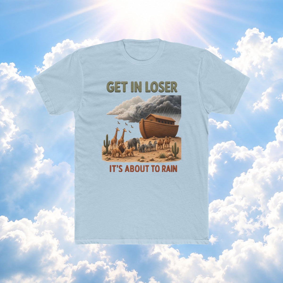 Noah's Ark 'Get in Loser' T-Shirt — Vintage Desert Ark Graphic Tee