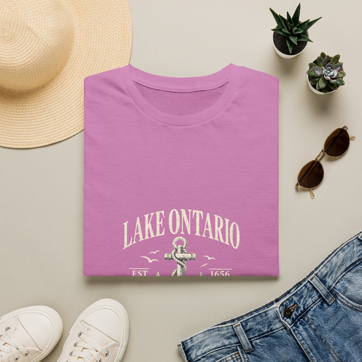 Anchor Graphic T‑Shirt — “I Am Onward” Nautical Vintage Tee