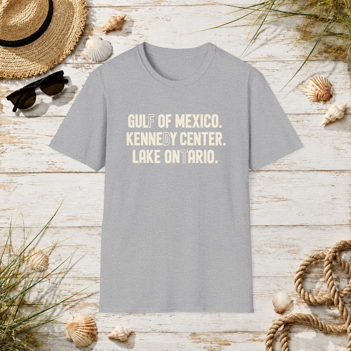 Gulf of Mexico. Kennedy Center. Lake Ontario - FDT T-Shirt