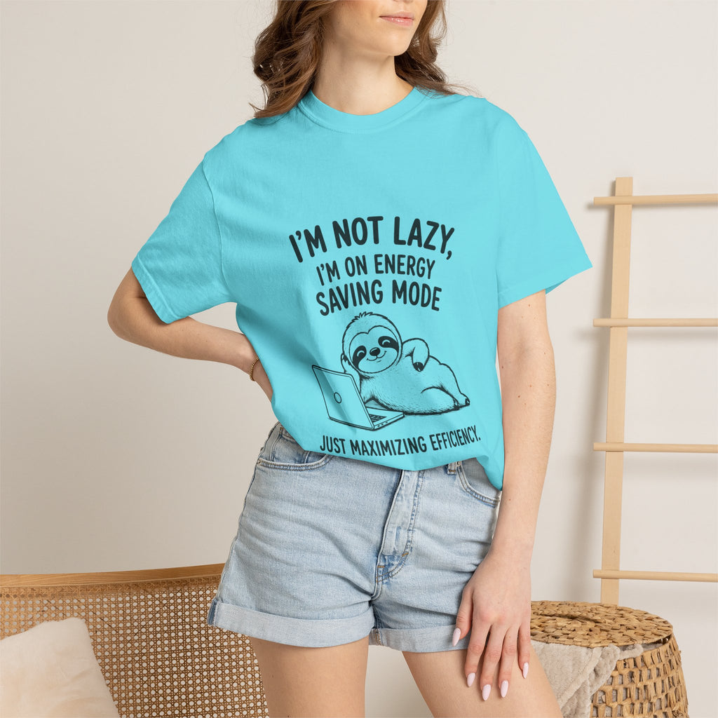 Sloth "I'm Not Lazy, I'm On Energy Saving Mode" T-Shirt